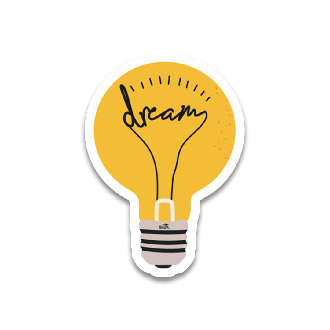 Dream Lightbulb Sticker