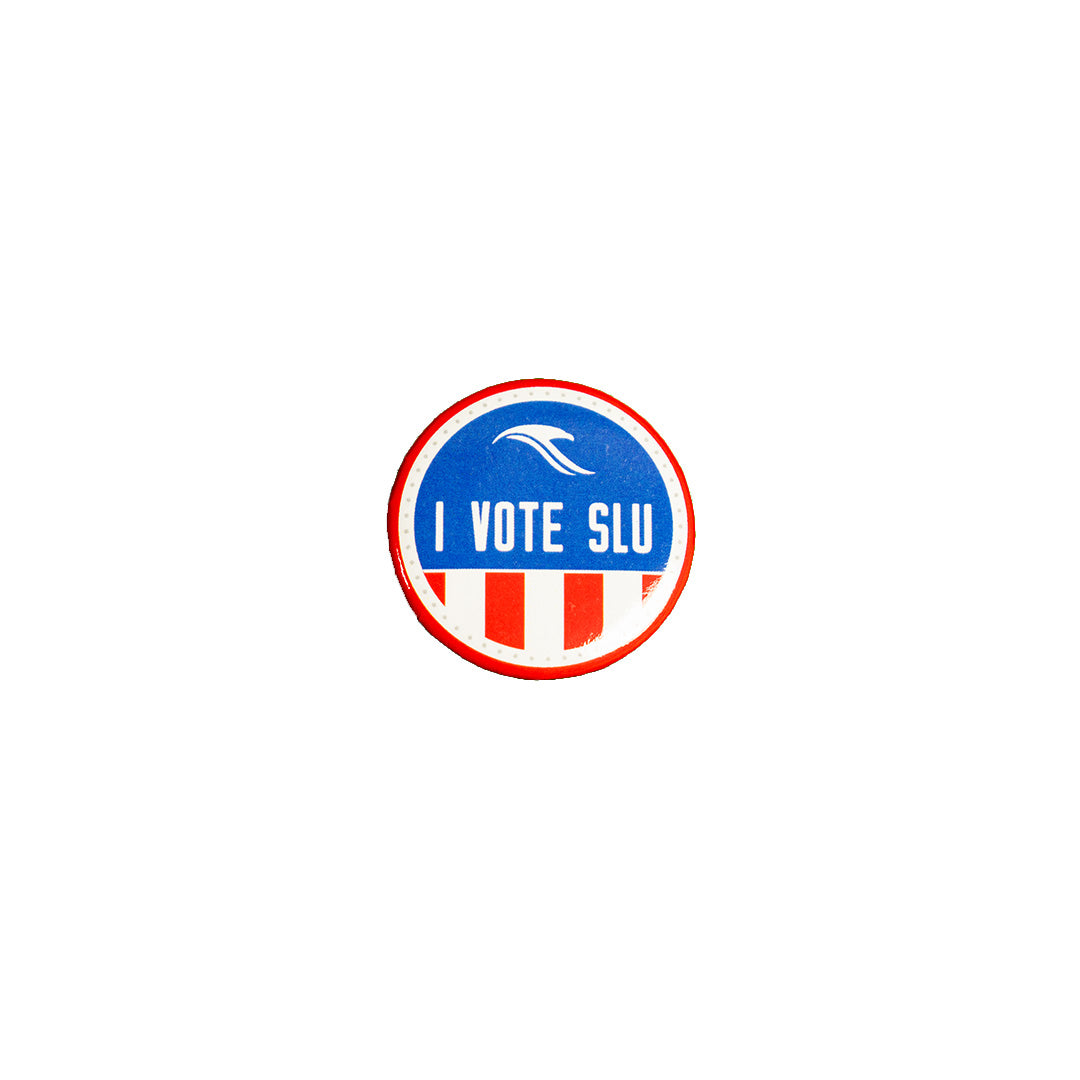 I Vote SLU Round Button