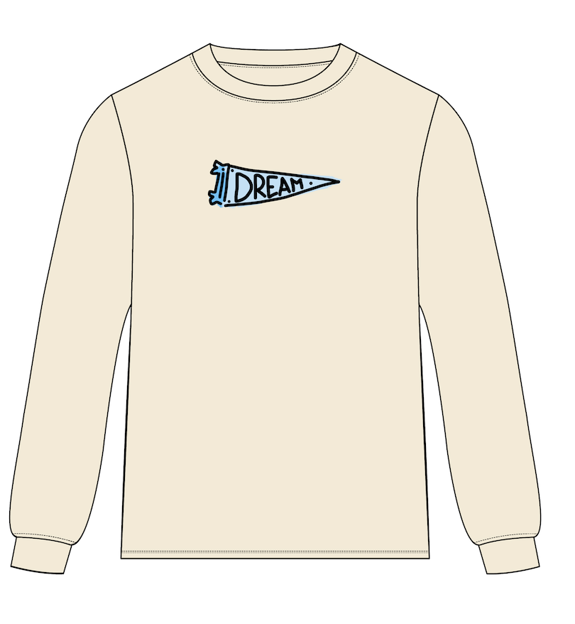 Cream SLU Doodle Sweatshirt